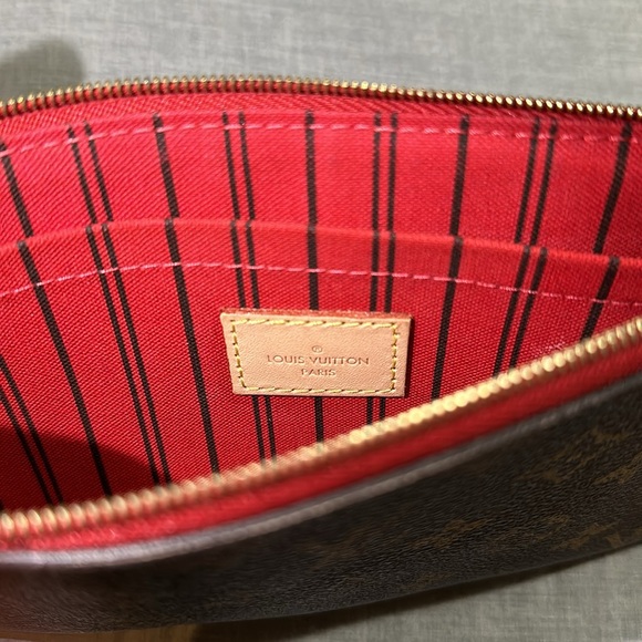LOUIS VUITTON NEVERFULL MM MONOGRAM POUCH *ONLY* - Picture 6 of 7